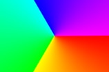 A colorful abstract image split into sections.