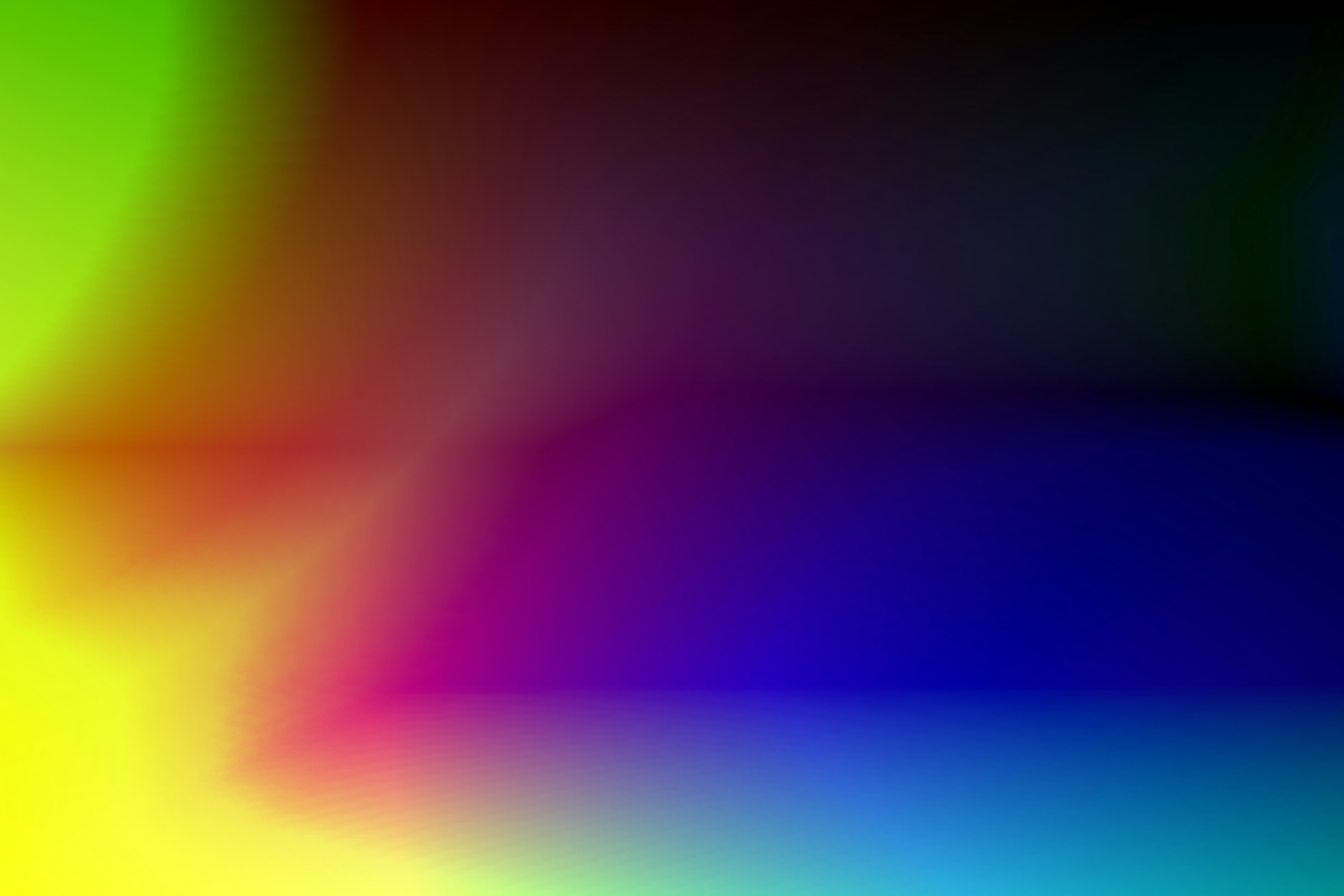 Blue green orange light