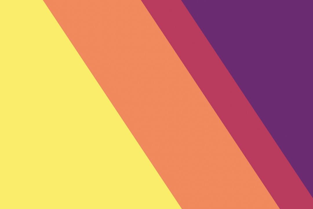 purple orange and yellow striped