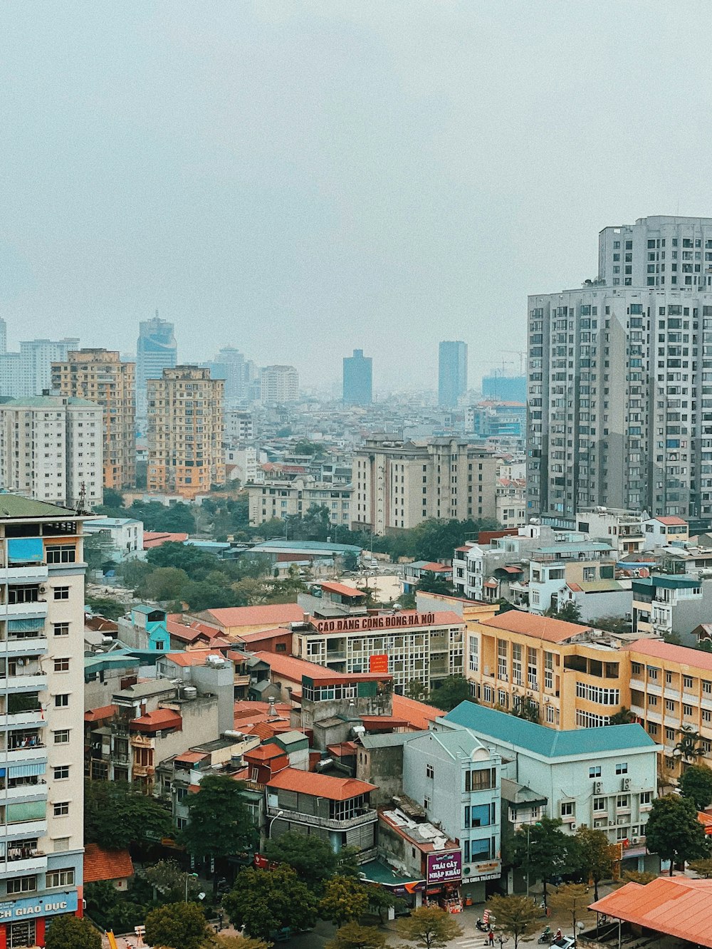 aerial view of city buildings during daytime