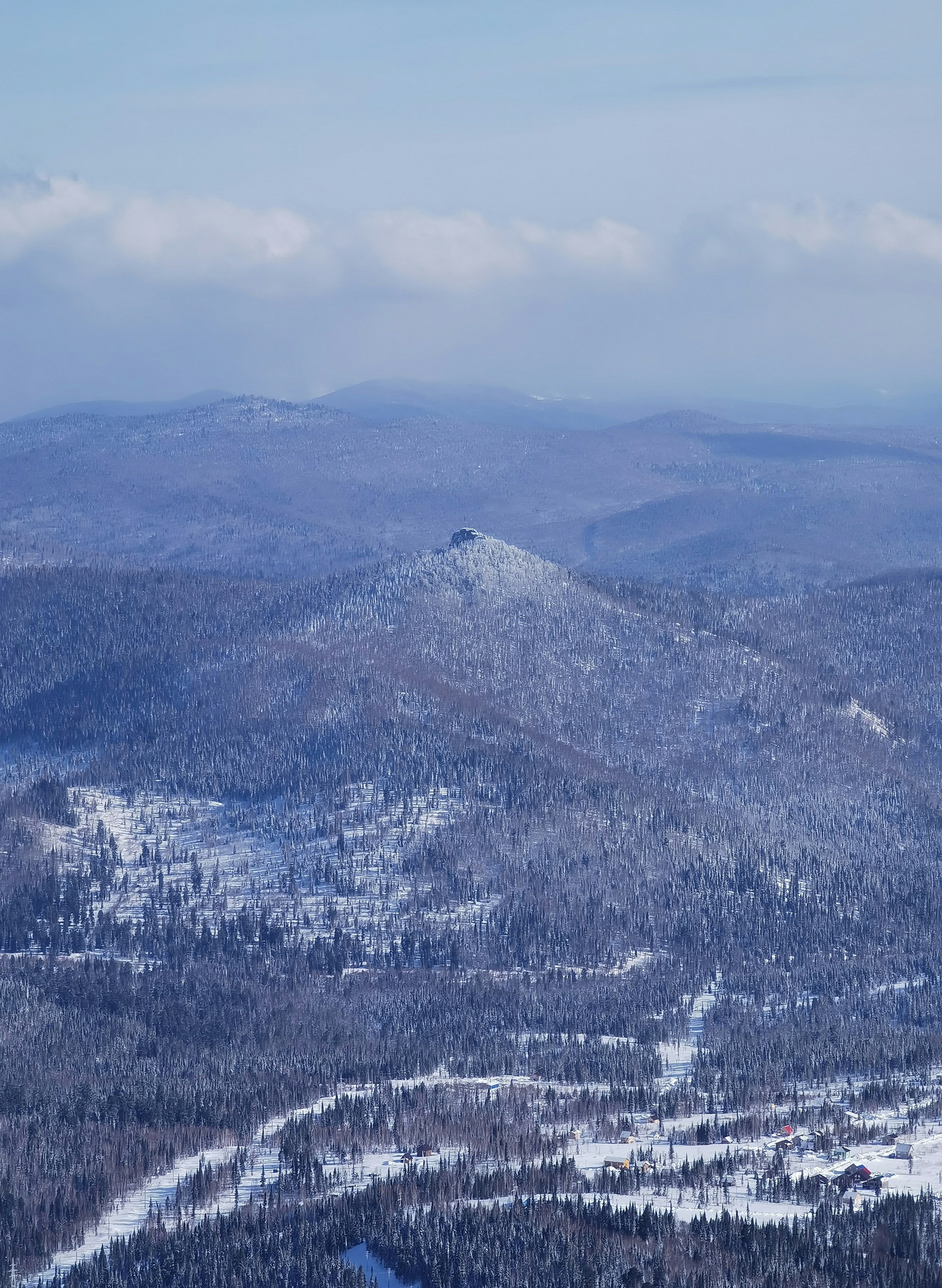 Aerial view of snow covered mountain during daytime photo – Free ...