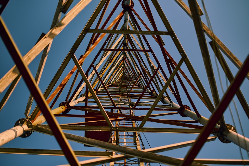 brown metal tower under blue sky during daytime