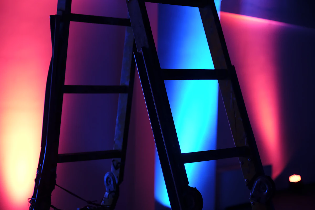 LED-Lichtbar auf Stativ