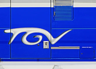 Close-up of a Microsoft Azure certification badge with a tech-themed blue background.