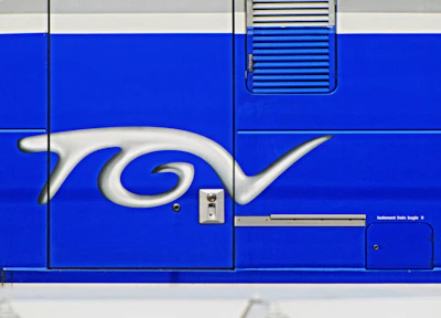 Close-up of a Microsoft Azure certification badge with a tech-themed blue background.