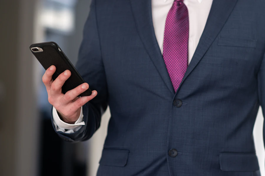 Business professional on the phone