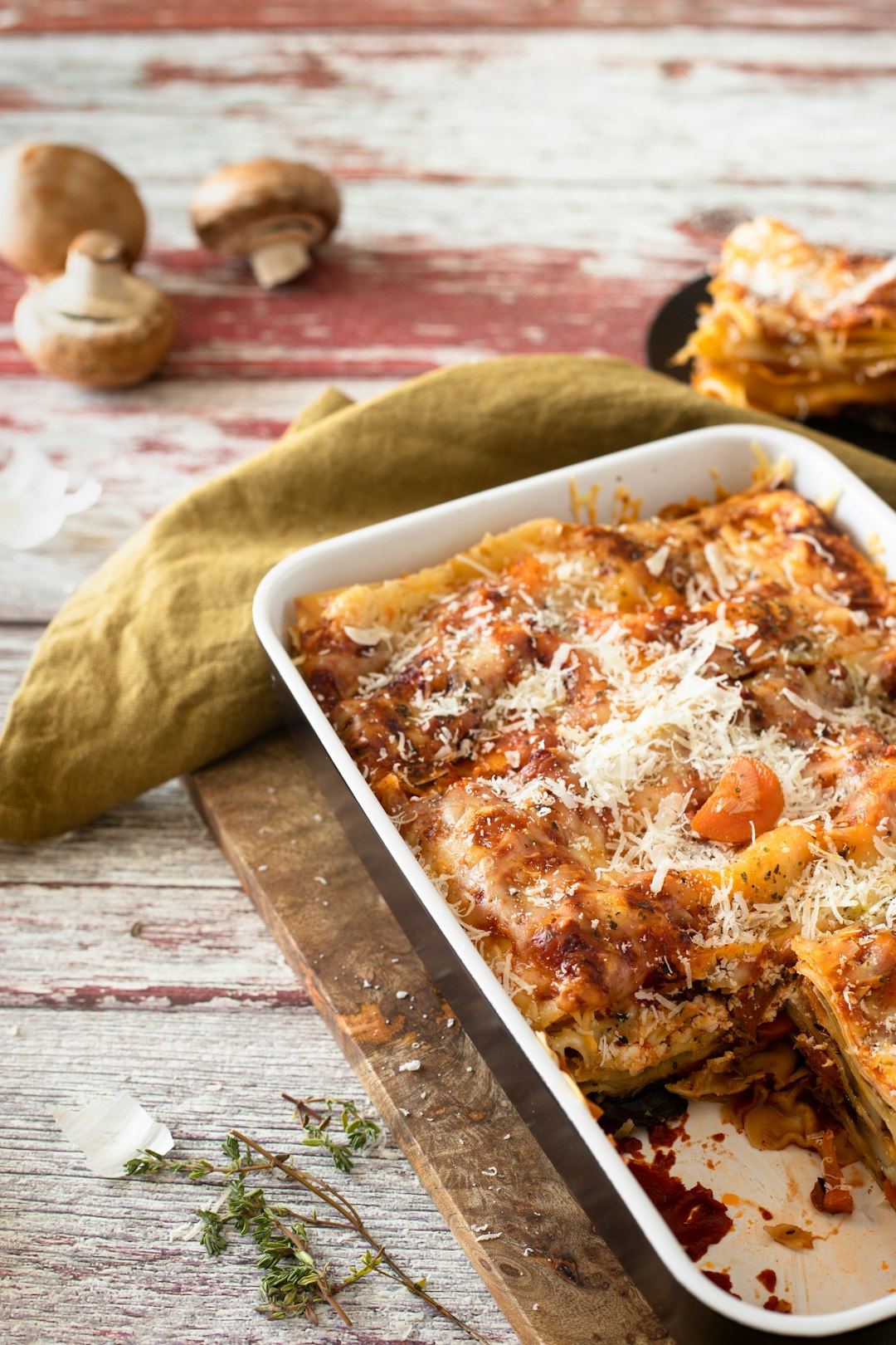 Cozy Low Carb Cast Iron Zoodle Lasagna
