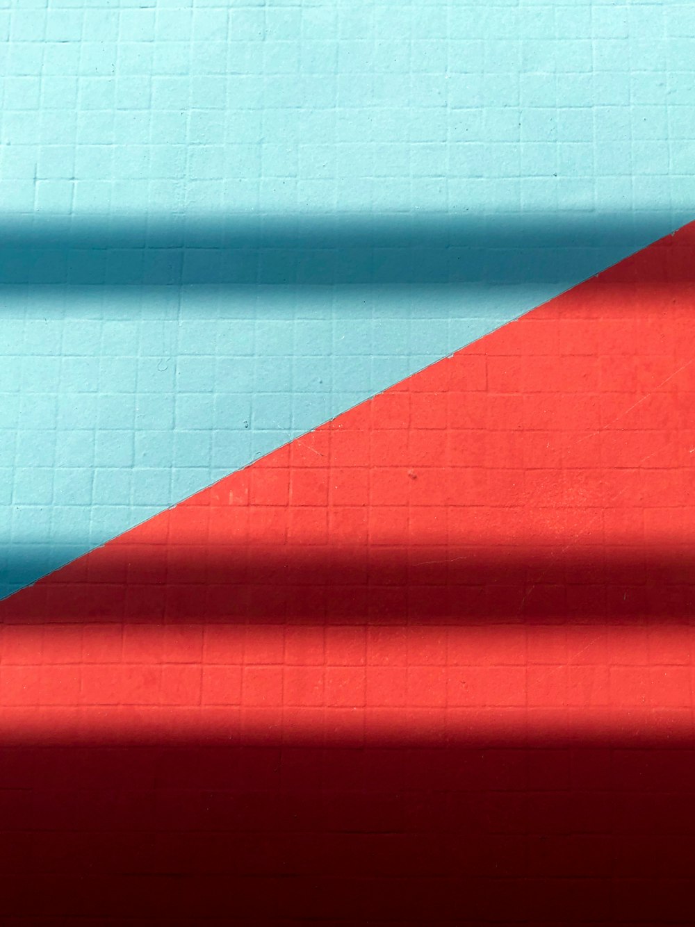 red and white concrete wall