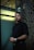 man in black dress shirt wearing black watch