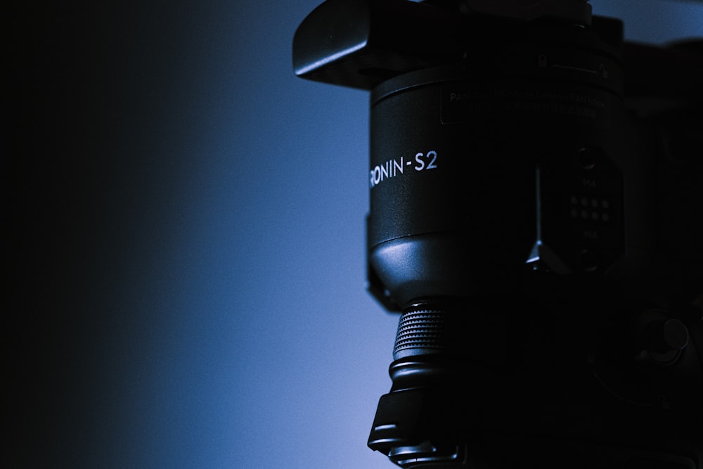 black camera lens in close up photography
