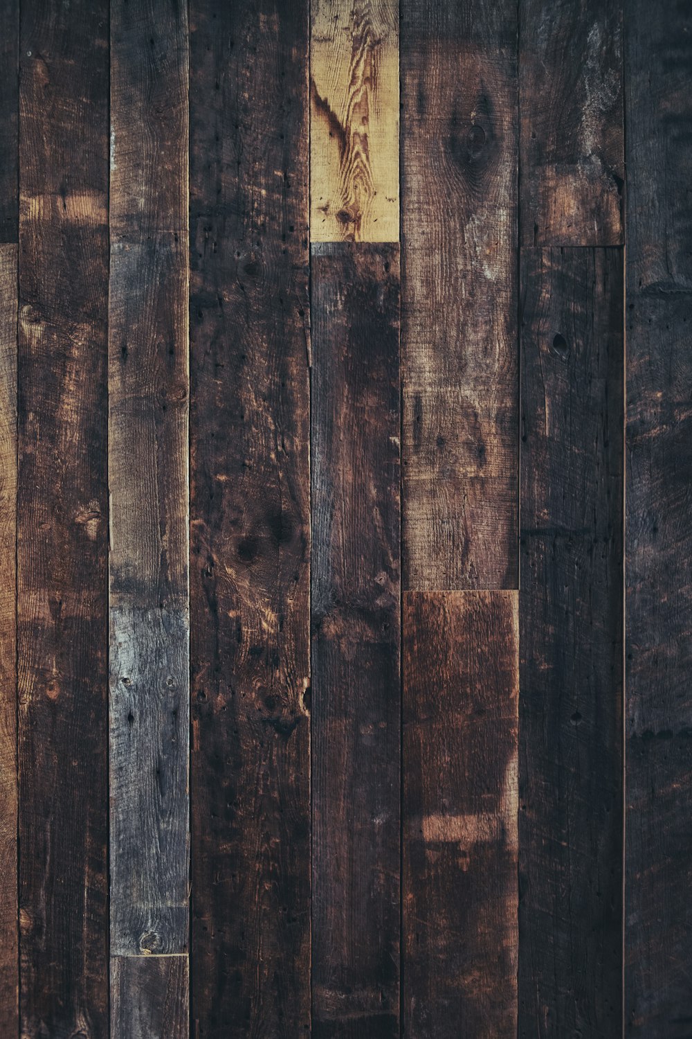 brown and black wooden surface