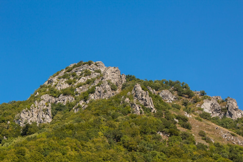 green and gray rocky mountain under blue sky during daytime