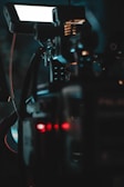 Close-up of a high-tech device being tested.