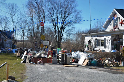 Yard debris removal in Quartz Hill