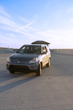 A Honda SUV ready for a test drive on a sunny day.