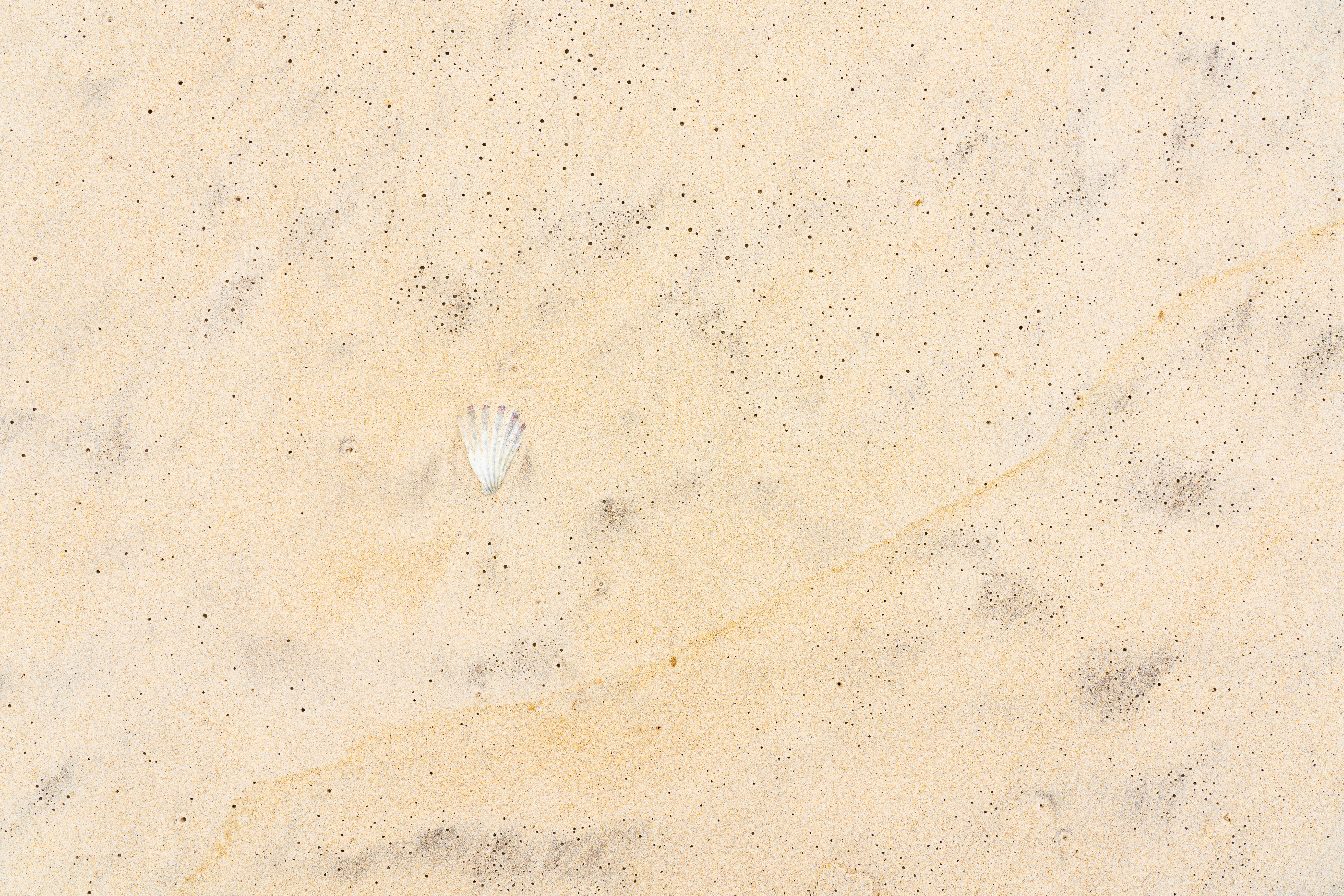 The gentle colours of sand.