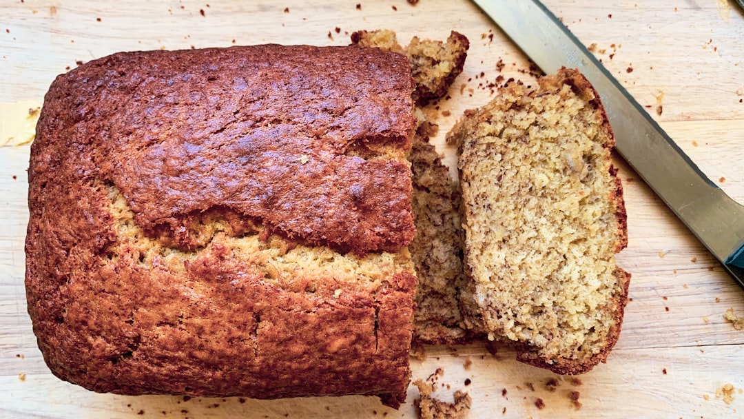 brown bread on white ceramic plate