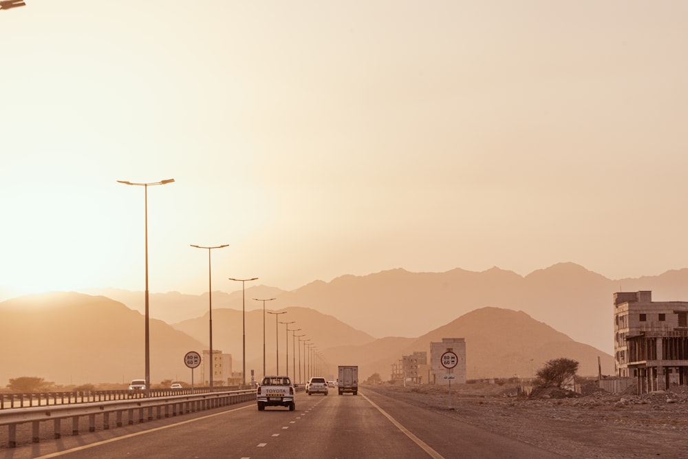 black car on road during daytime