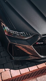 black and orange car tail light