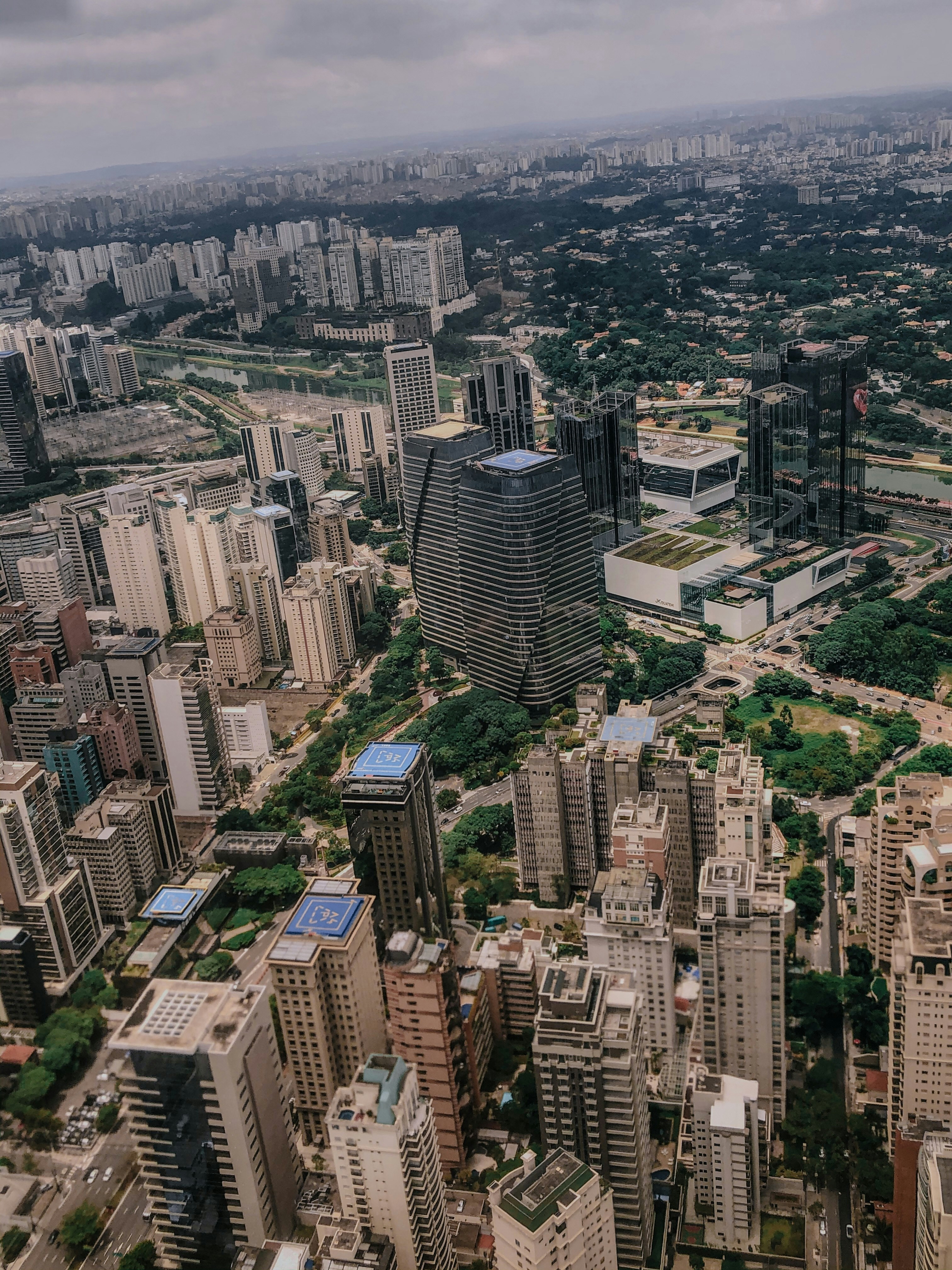 aerial view of city buildings during daytime