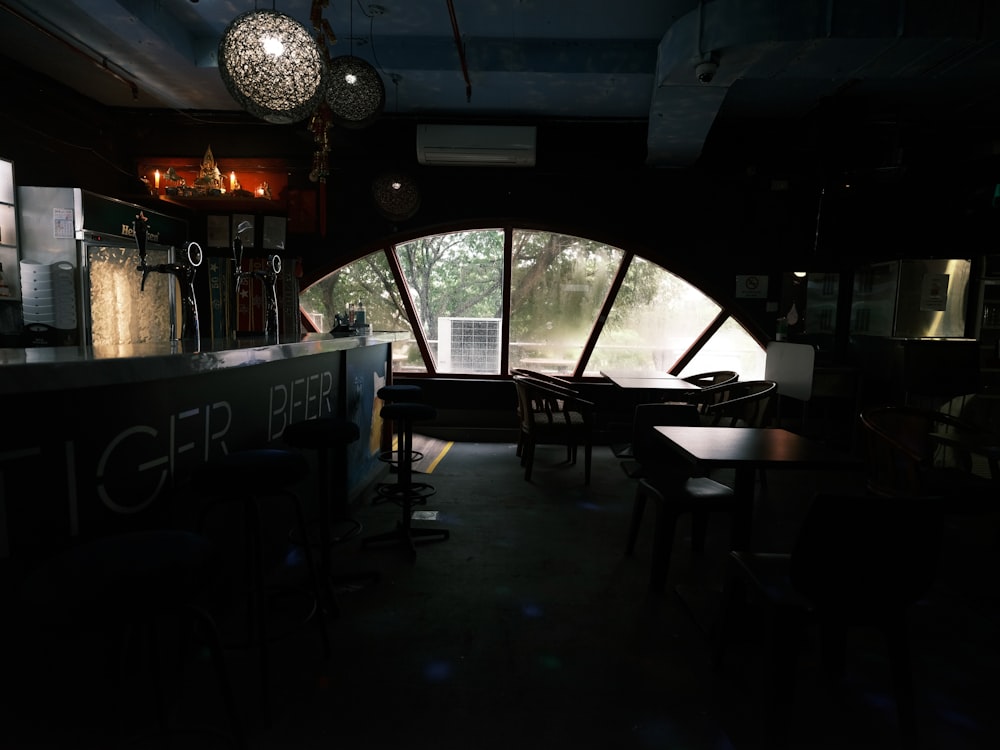 brown wooden table and chairs