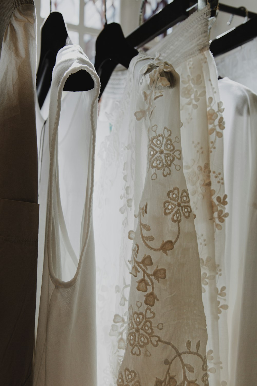 white and yellow floral dress shirt