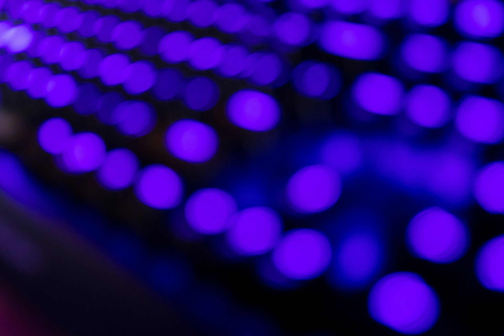 purple light on black background