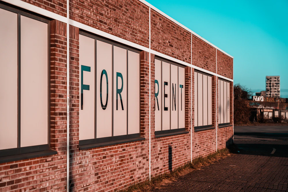 Brick property let out to tenants