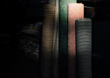 stack of books on table