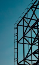 black metal frame under blue sky during daytime