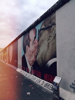 A vibrant mural depicting LGBTQ+ pride and diversity.