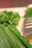 Man chopping fresh herbs on a wooden board, focused and enjoying the experience.