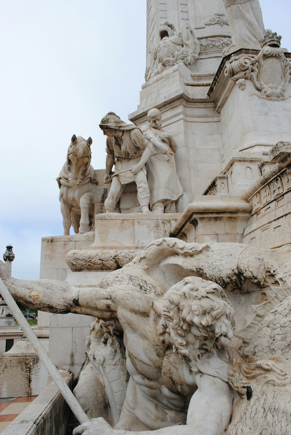 white concrete statue during daytime