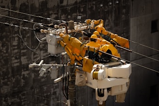 white and yellow water heater