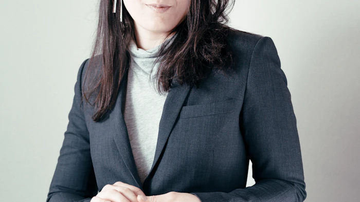 A confident woman looking at the camera