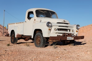 white single cab pickup truck on brown dirt ground during daytime men hormone health