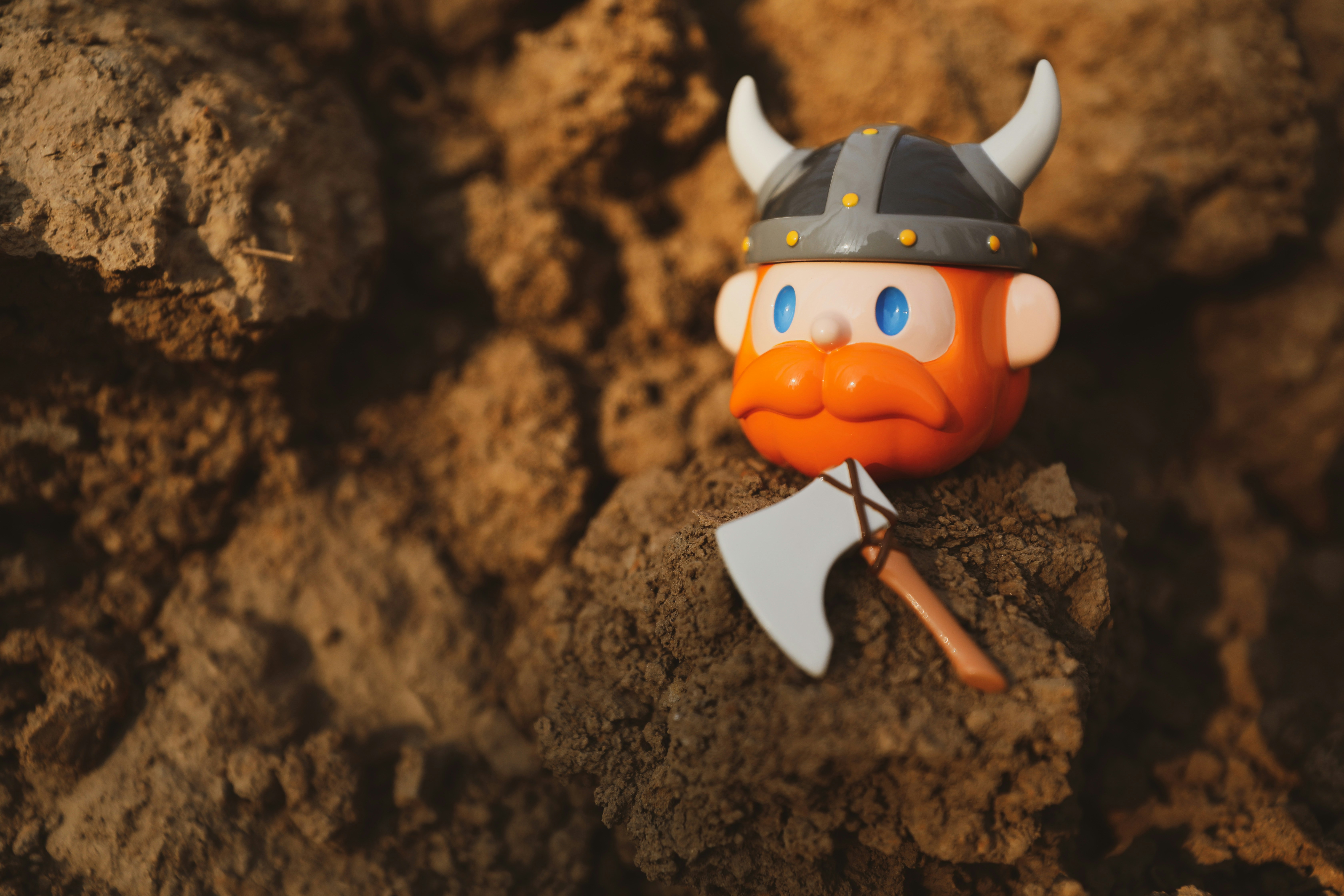 white and blue cat toy