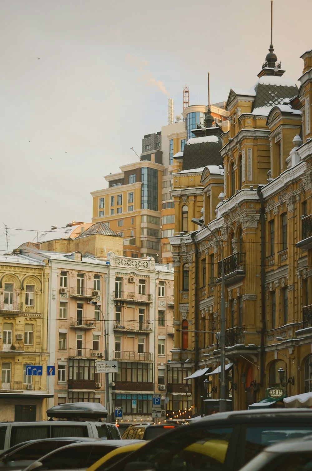 brown concrete building under white sky during daytime