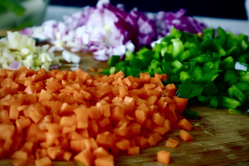 orange and purple flower petals