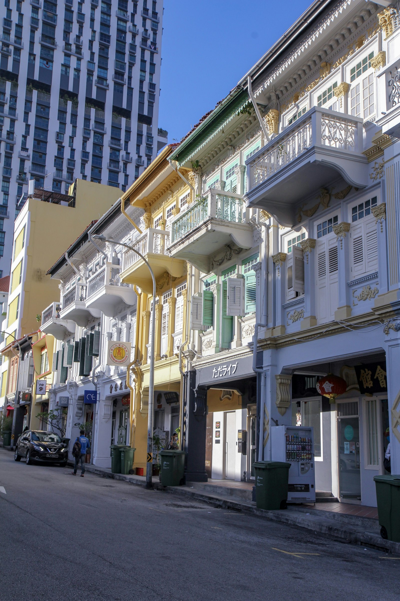 Row of shophouses in Joo Chiat, Singapore