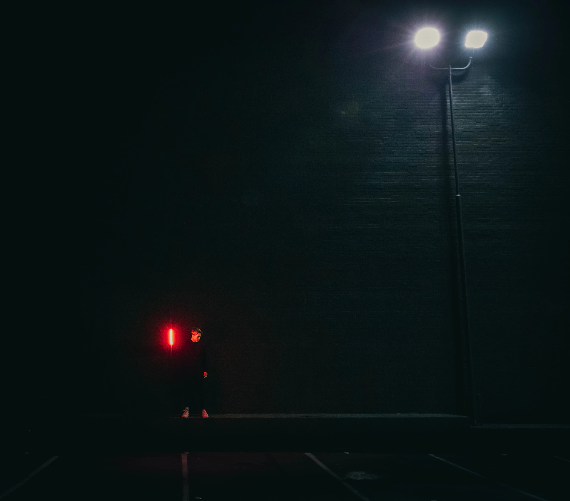 street light turned on during night time