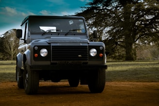 black jeep wrangler on dirt road during daytime