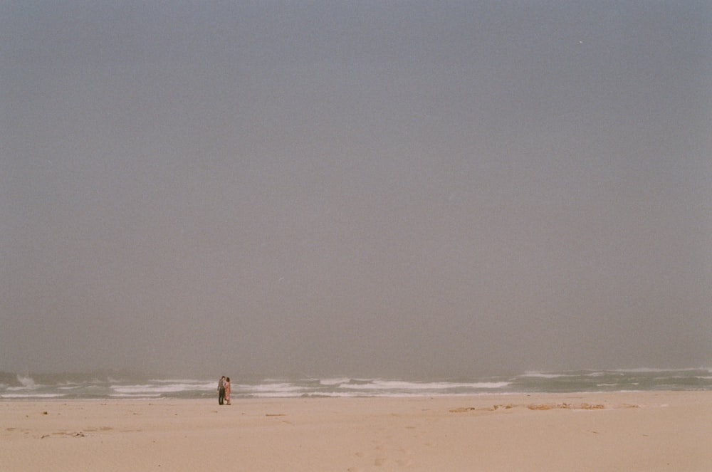 person walking on beach during daytime