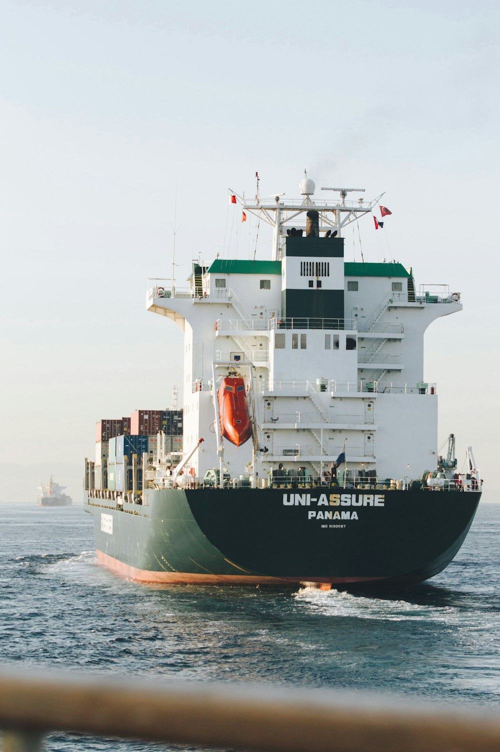 black and white ship on sea during daytime