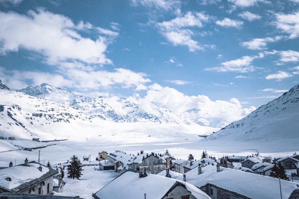 snow covered mountain under blue sky during daytime