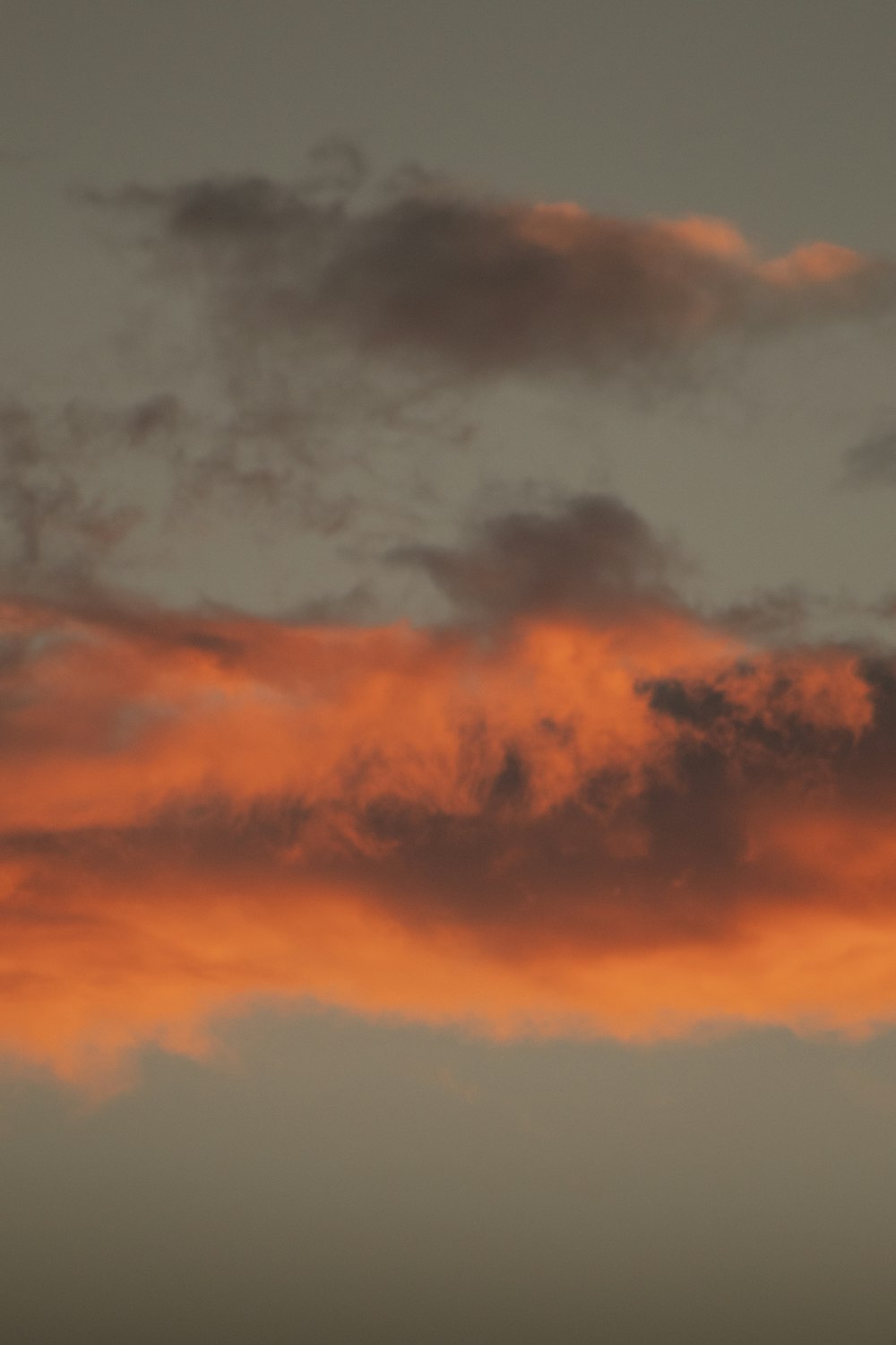 orange and gray clouds during sunset