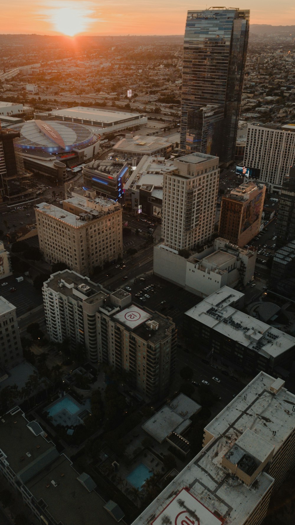 aerial view of city buildings during daytime