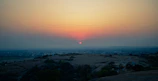 A sunset view over a remote community where our outreach programs take place.