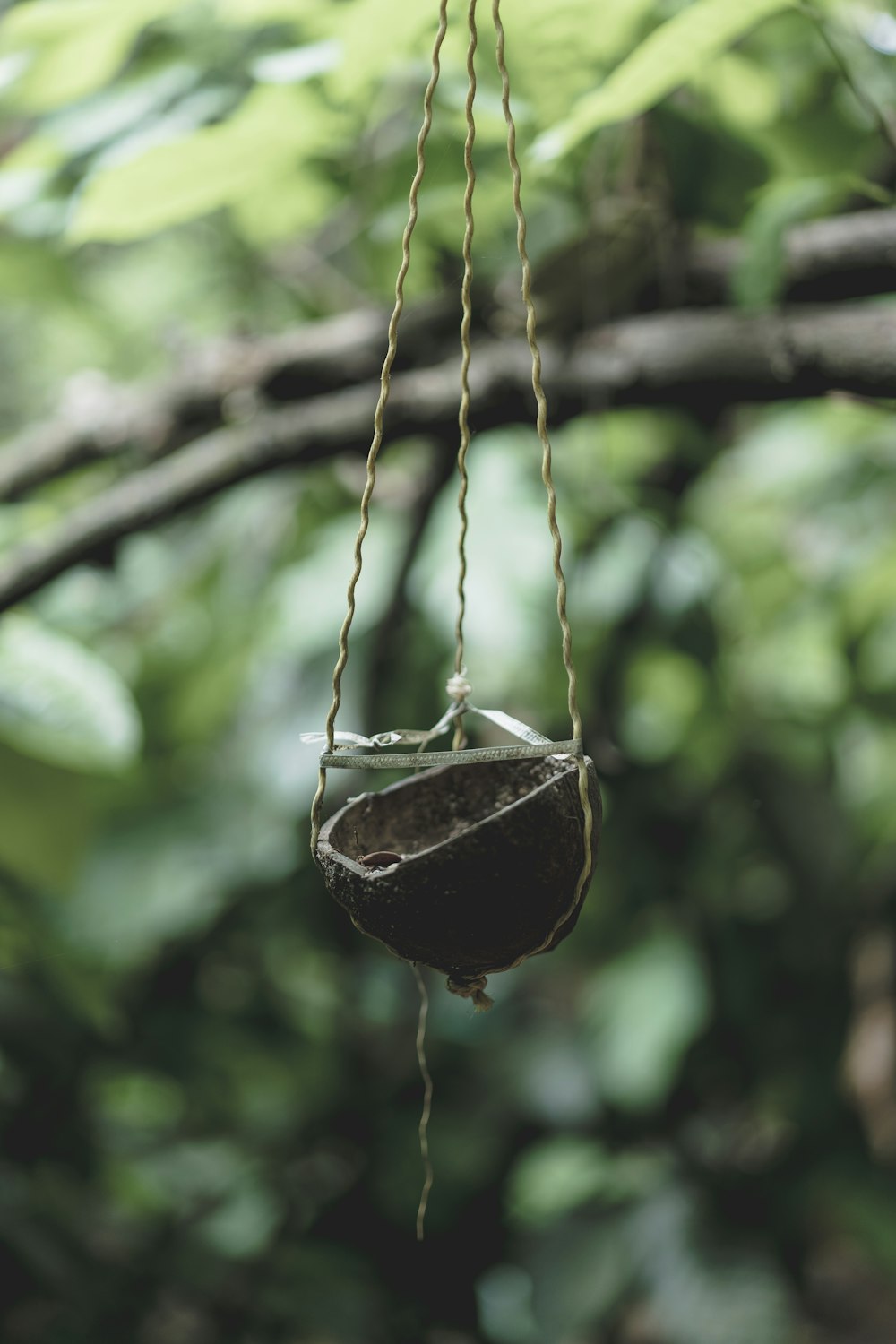 brown and black hanging ornament