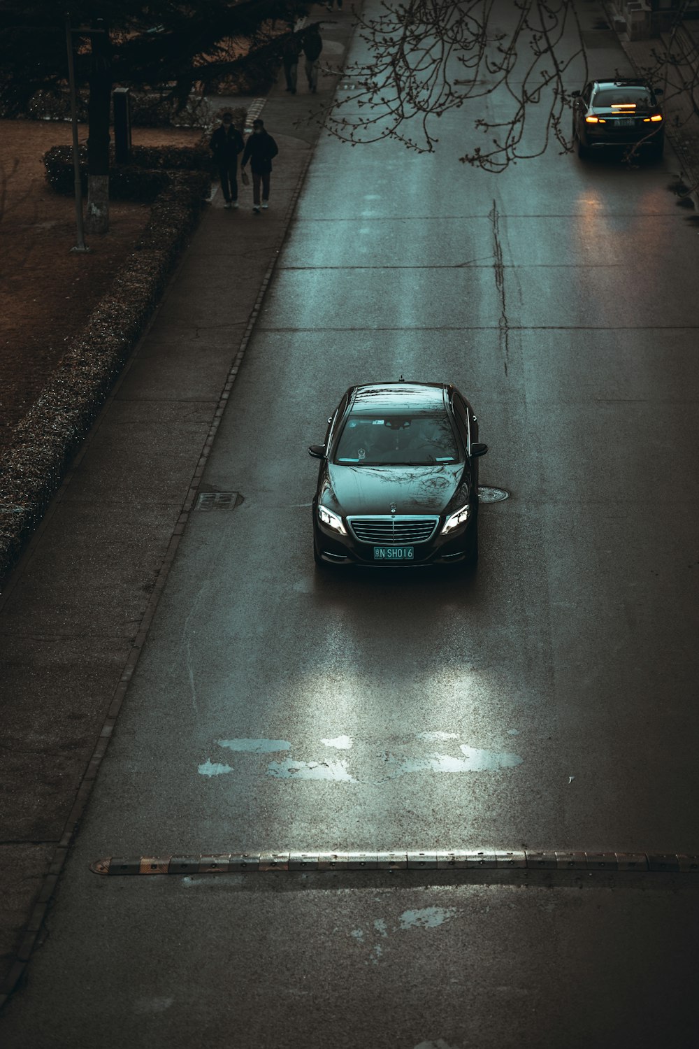 black volkswagen car on road during daytime